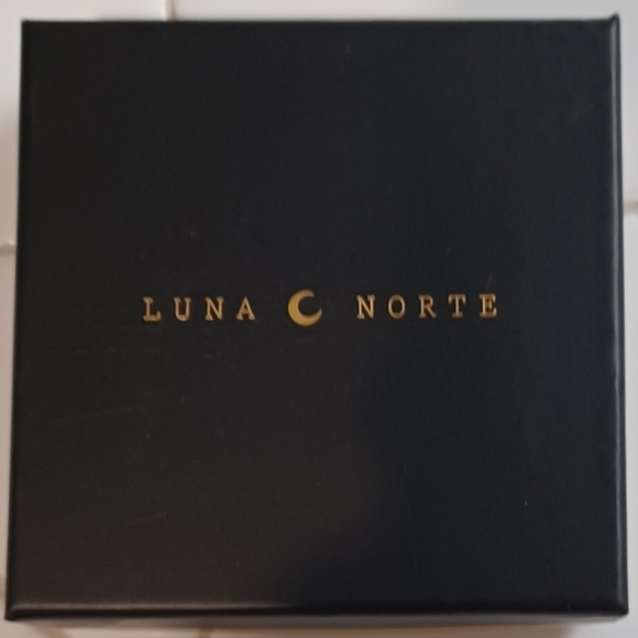 LUNA NORTE 14KT GOLD PLATED BRASS LABRADORITE GEMSTONES DANGLE CHAIN BRACELETCo - Picture 6 of 6